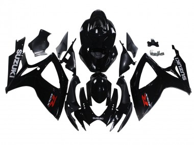 Carénages Moto Suzuki GSXR 600/750 2006-2007 - Noir Brillant