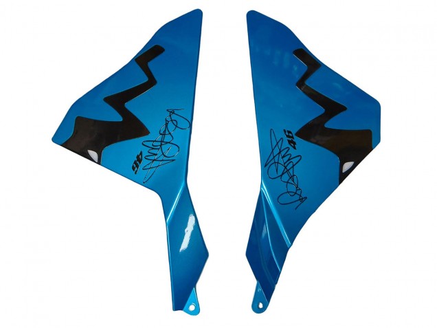 Carénages Moto Yamaha YZF R1 2015-2019 - Bleu Vert Noir Requin