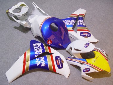 Carénages Moto Honda CBR1000RR 2008-2011 - Blanc Bleu Jaune Or Rothmans