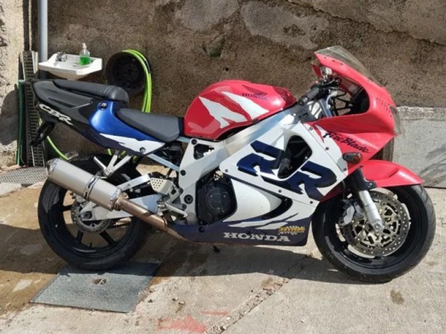 Kits Carénage Moto Honda CBR900RR 919 1998-1999 - Blanc Rouge Bleu