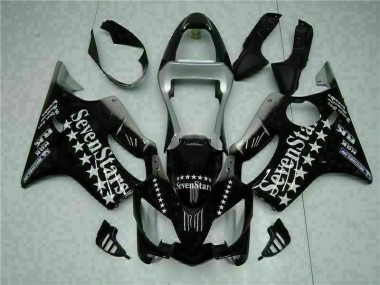 Noir Blanc SevenStarss 2001-2003 CBR600 F4i Carénage Moto