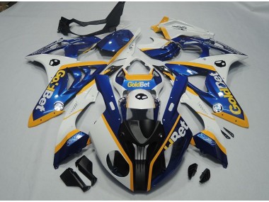 Noir Bleu Blanc GoldBet 2009-2014 S1000RR Carénage Moto