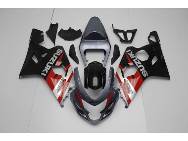 Noir Rouge 2004-2005 GSXR 750 Carénage Moto