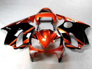 Orange Noir 2001-2003 CBR600 F4i Carrosserie Moto