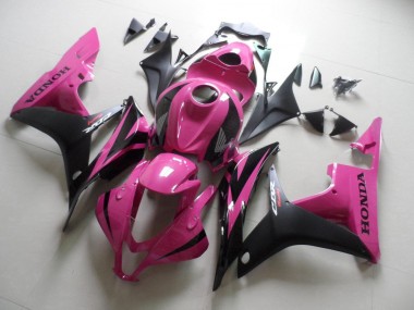Rose Noir 2007-2008 CBR600RR Carénage Moto