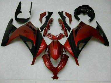 Rouge 2013-2016 EX300 Carénage Moto