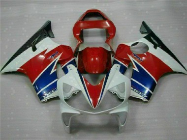 Rouge Blanc Bleu 2001-2003 CBR600 F4i Carénage Moto