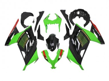 Vert Noir 2013-2016 EX300 Carénage Moto