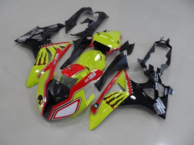 Vert Rouge Monster 2009-2014 S1000RR Carénage Moto